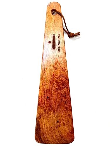 Cowboy Spatula Mesquite Wood Spatula- Come and Take It