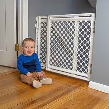 Toddleroo by North States Stairway Secure Baby Gate — Ivory by North States Industries - American Made