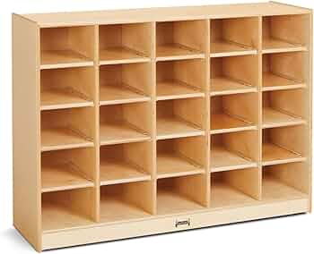 Jonti-Craft 20 Cubbie-Tray Mobile Storage Colored Bins by Jonti-Craft - American Made