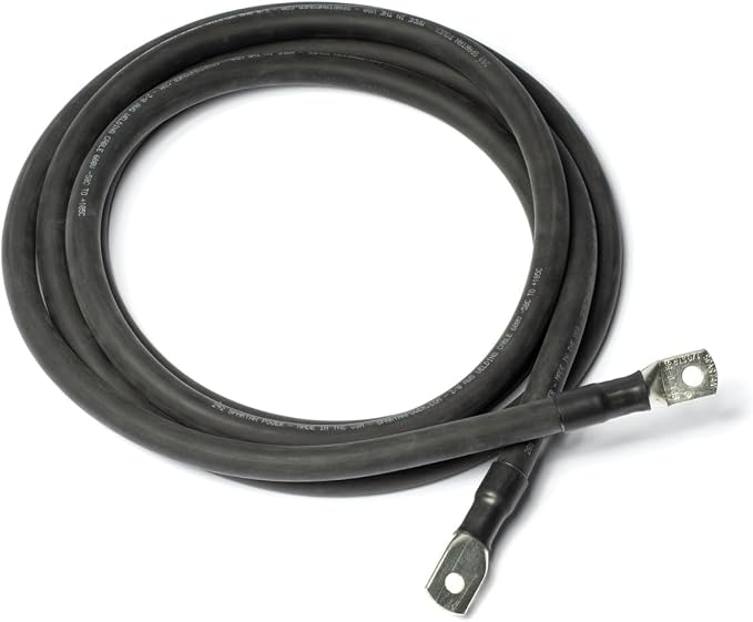 Spartan Power SpartanFlex 4/0 AWG Black Battery Cable 2 Foot by Spartan Power - American Made