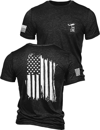 Nine Line American Flag T-Shirt for Men