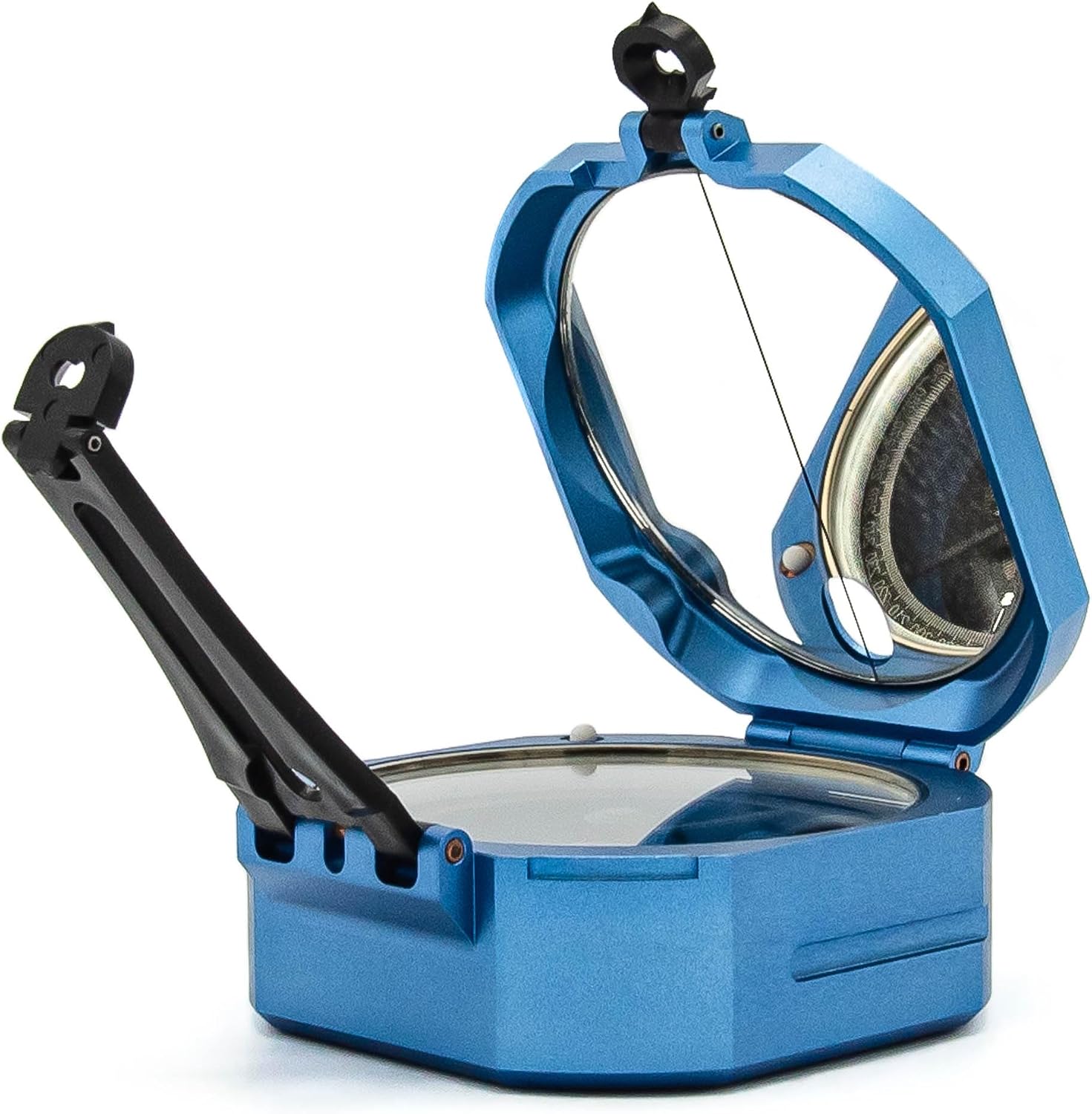 Brunton Standard Transit, Azimuth 0-360, Blue Professional Pocket Transit