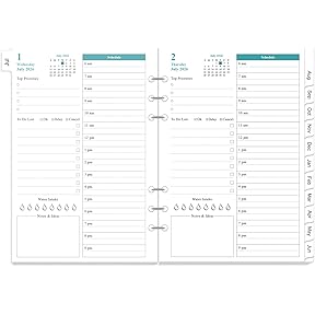 Erin Condren A5 Ring Agenda LifePlanner Inserts