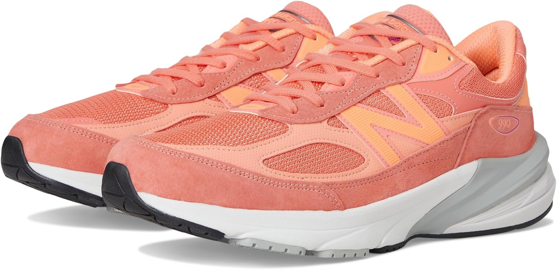 New Balance Made in USA 990v6 Sneaker Salmon