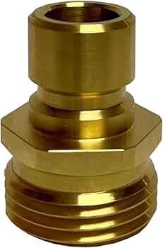 Orrco Brass Garden Hose Quick Connector Male End Made in USA