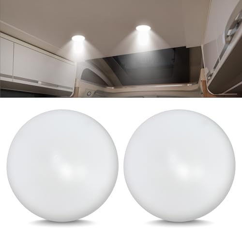 Command Electronics OEM 12V LED RV Low Profile Surface Mount Ceiling Light- Durable Design - Hardware & Connec