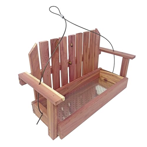 Cedar Swing Bird Feeder