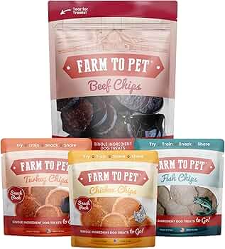 Farm To Pet Puppy Training Treats Starter Pack Beef Chicken and Turkey Made in USA by Farm to Pet - American Made