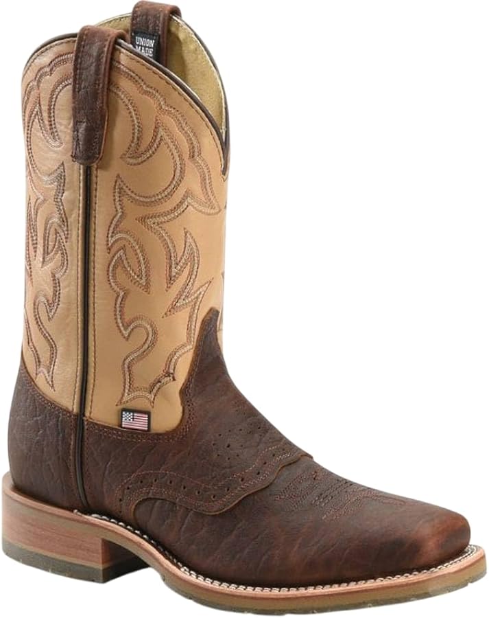 Double-H Men's Farm & Ranch Western Work Boot by Double-H Boots - American Made