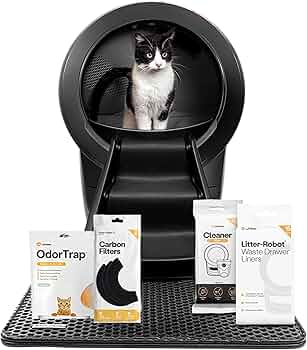 Whisker Litter-Robot 4 Waste Drawer Carbon Filter 3-Pack by Whisker - American Made