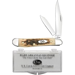 Case XX Canoe Pocket Knife Natural Bone by Case Knives - American Made