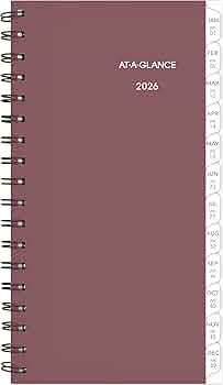 AT-A-GLANCE 2026 Planner Refill, Weekly, 3-1/4 x 6-1/2 in., Portable Size 2 by At-A-Glance - American Made