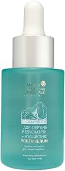 Alaska Glacial Resveratrol Hyaluronic Acid Anti-Aging Serum 30ml by Alaska Glacial Mud - American Made