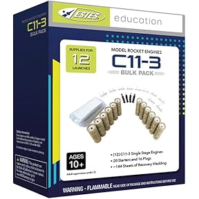 Estes StarTech Starters 3-Pack 18 Igniters Total by Estes Rockets - American Made