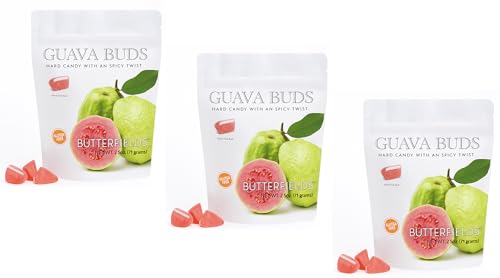 Butterfields Candy - Gourmet, Old-Fashioned GUAVA KIWI Buds Hard Candy | Gluten Free | Made with Real, Pure Ca