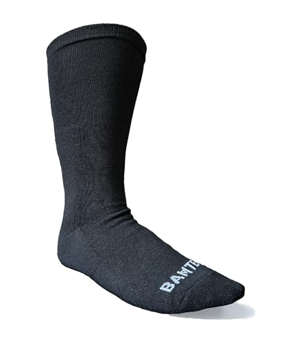 BAMTECH Performance Socks – Men’s Athletic Socks, Breathable, Cushioned, Numeric, 9, 11, Regular, Regular, 1