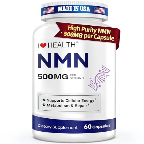 I LOVE HEALTH NMN 500MG Per Capsule – High Purity 99.9% NMN