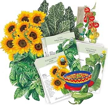 Botanical Interests Beginner Garden Seed Collection 6 Packets by Botanical Interests - American Made