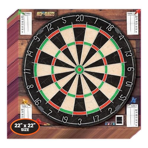 NiceTargets Games Archery Targets, Dart, Poker, Hunting Camp, Pool or Variety, Fun Shooting Target Practice Ga