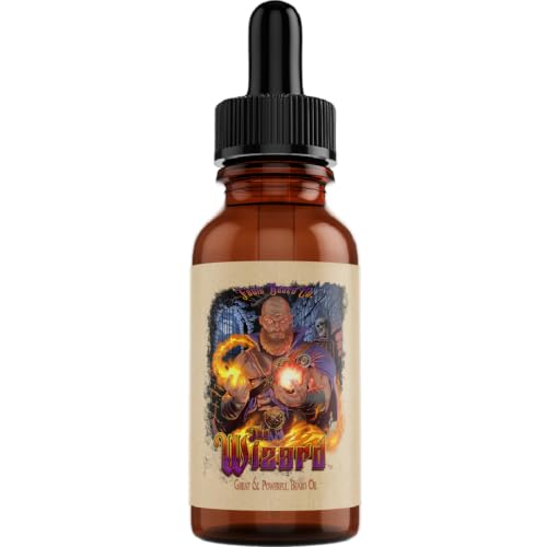 Fable Beard Co. Beard Oil - The Wizard, Bourbon, Toasted Vanilla Oats, Buttercream & Orange Zest, Natural Bear