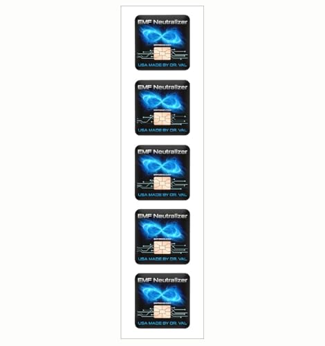 Original EMF Neutralizer Trusted Since 2015, Laptops & Tablets - Created By Dr. Valerie Nelson - 5 Pack