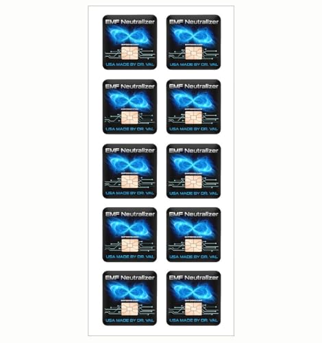 Original EMF Neutralizer Trusted Since 2015, Laptops & Tablets - Created By Dr. Valerie Nelson - 10 Pack