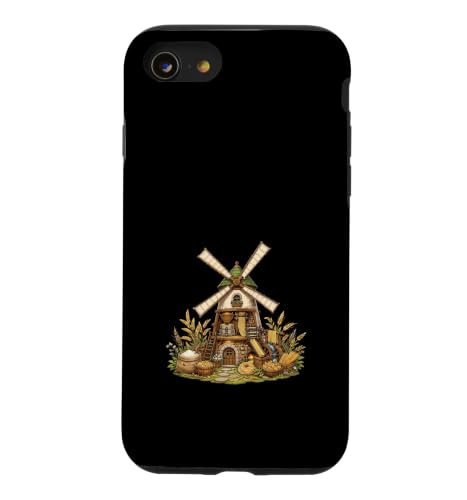 Vintage Windmill Flour Mill Wheat Harvest Case for iPhone SE (2020) / 7/8