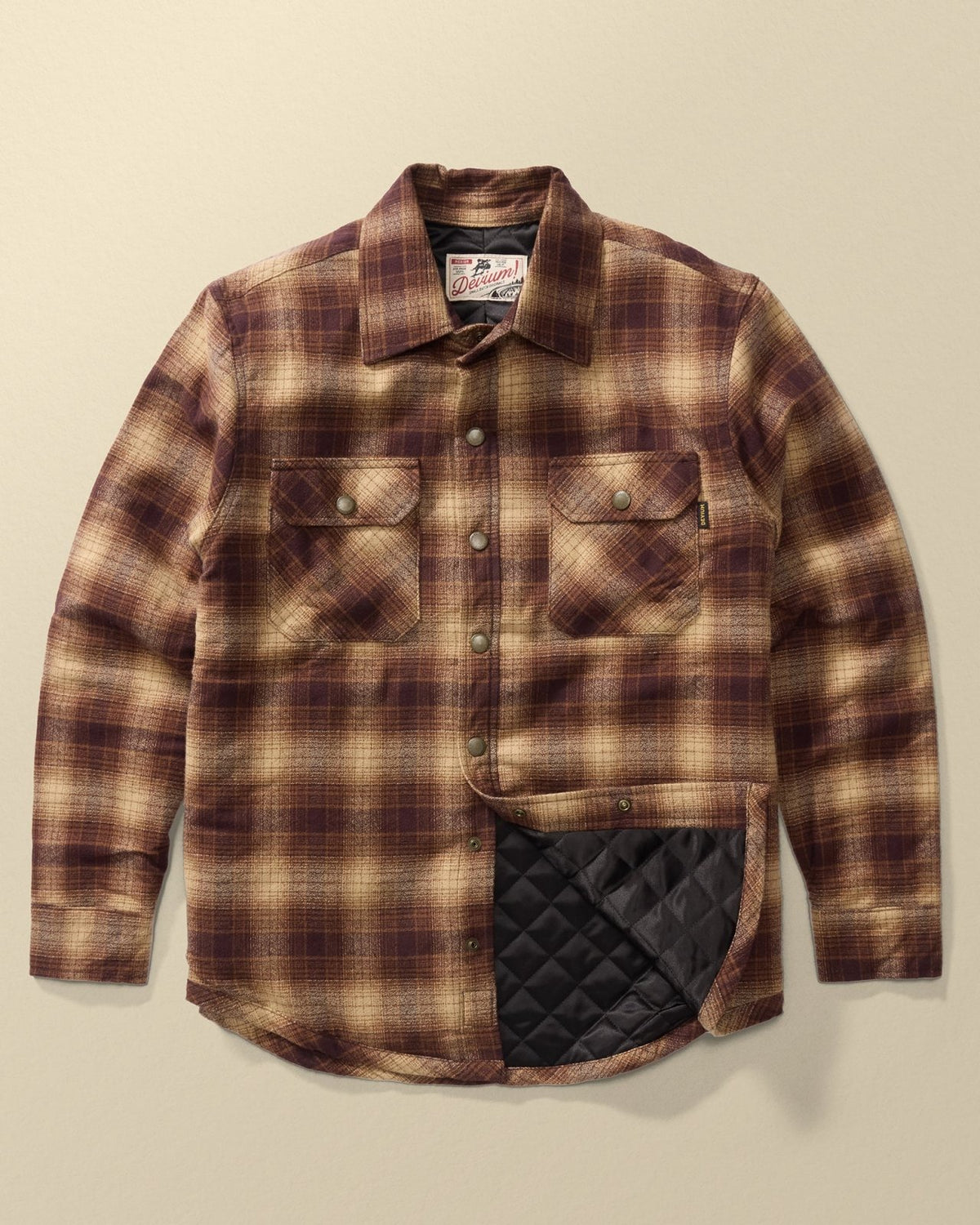 Devium Stampede Quilt Lined Flannel Jacket